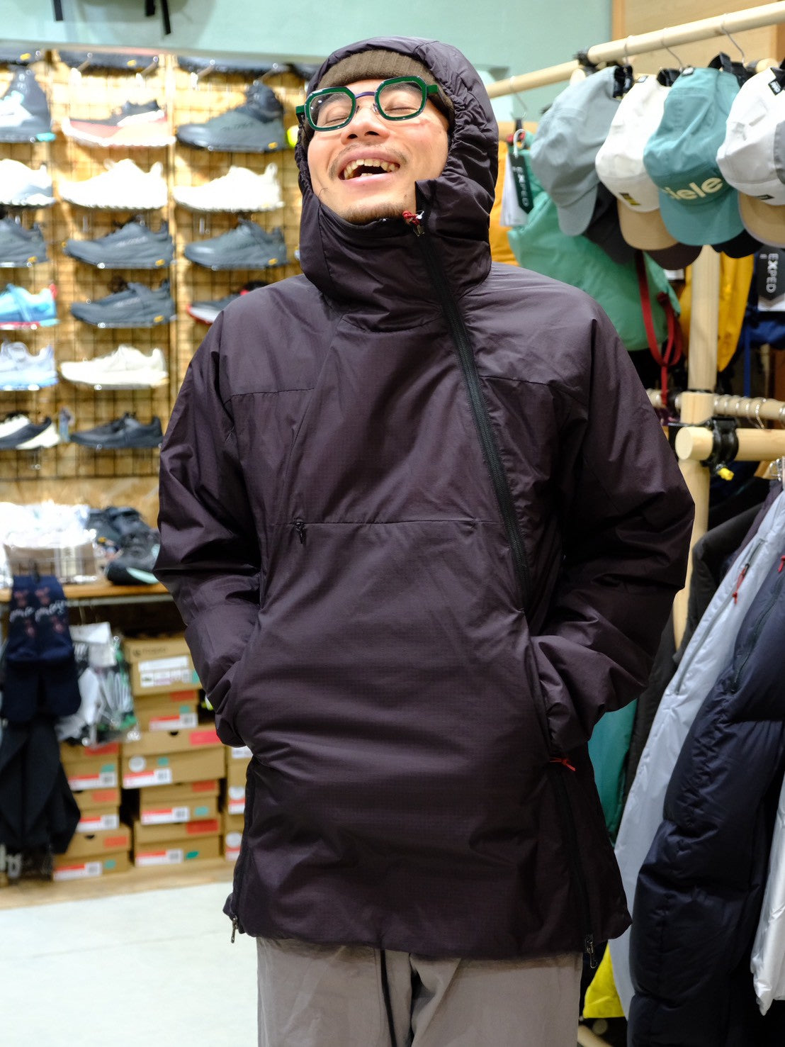 ヨヒヤミ〈2025FW〉（ウール中綿のインシュレーション）【AXESQUIN凌】