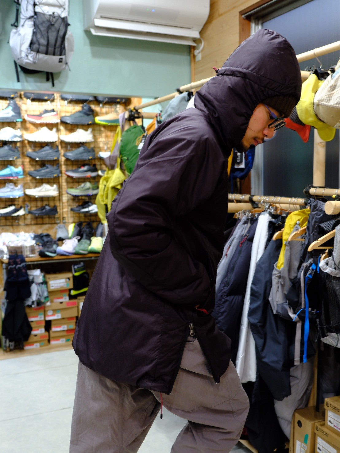 ヨヒヤミ〈2025FW〉（ウール中綿のインシュレーション）【AXESQUIN凌】