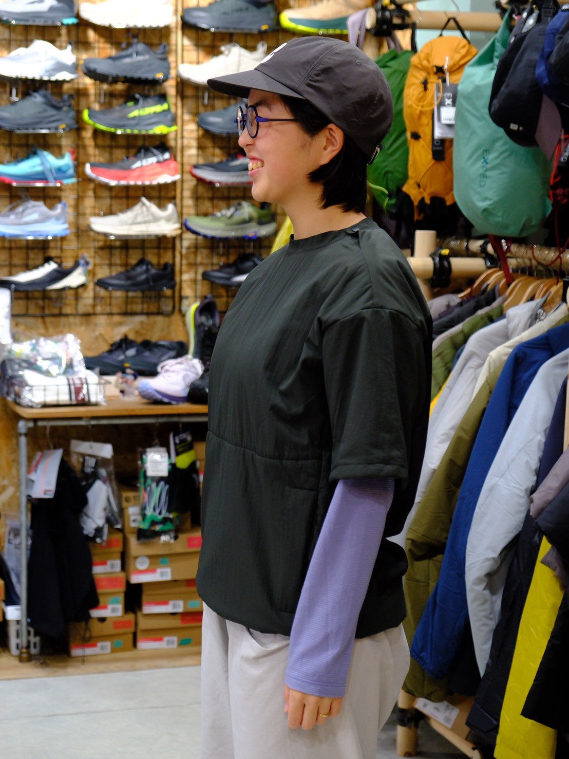 ADRIFT TEE WITH SHELL（オクタ＋シェル素材でアウター使用もできる半袖）【STATIC】