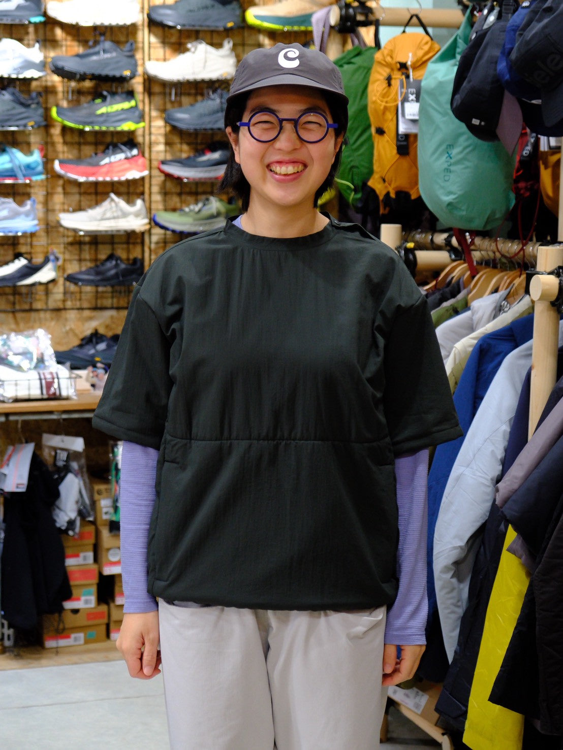 ADRIFT TEE WITH SHELL（オクタ＋シェル素材でアウター使用もできる半袖）【STATIC】