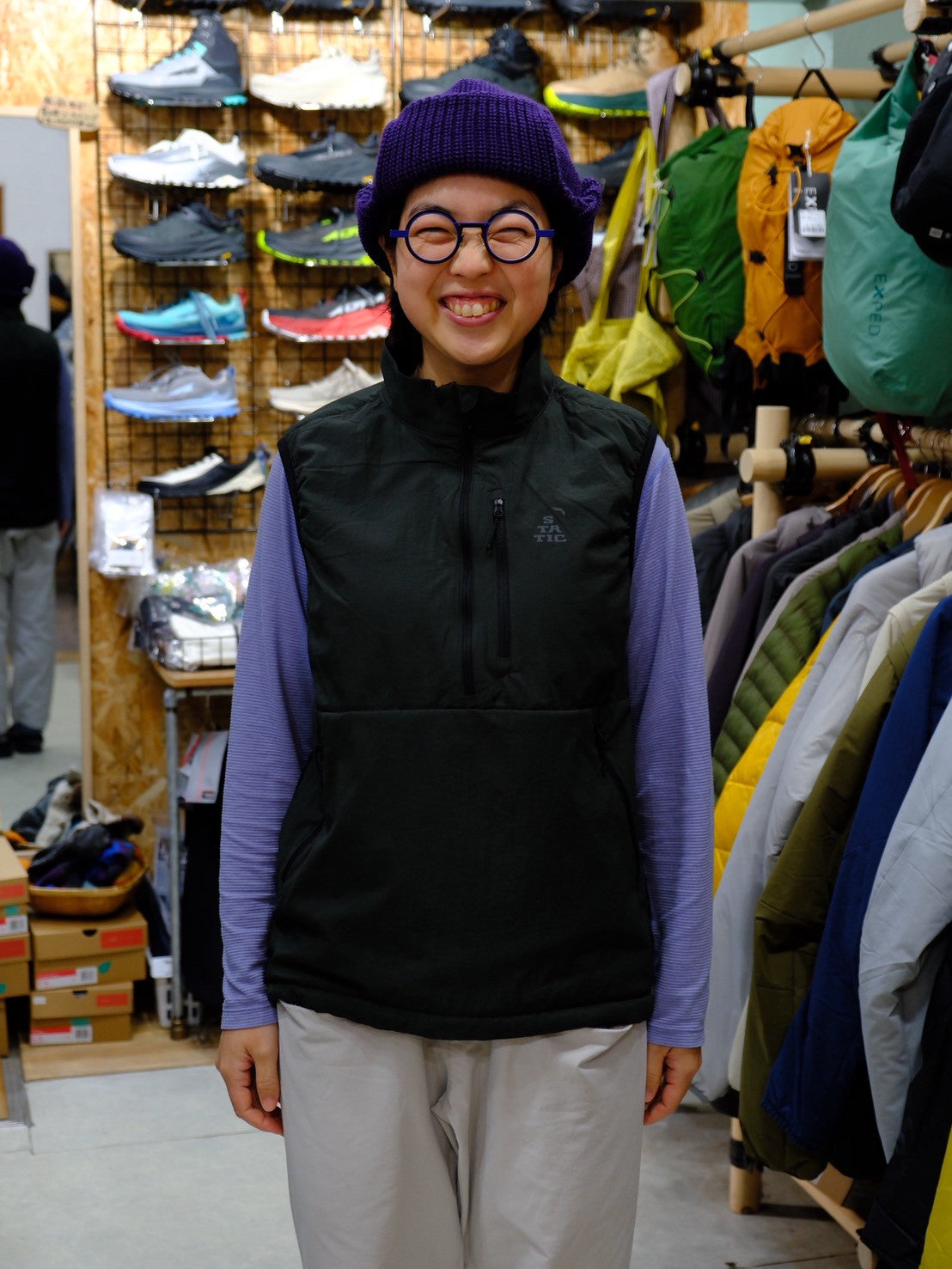 ADRIFT VEST WITH SHELL（オクタ＋シェル素材でアウター使用もできるベスト）【STATIC】