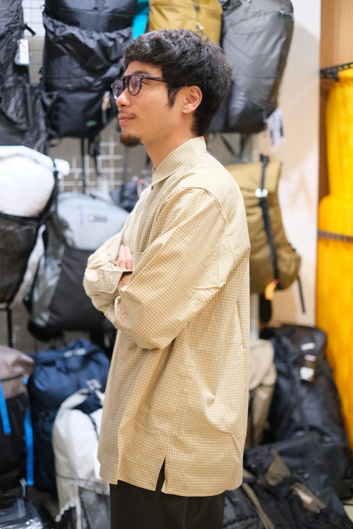 PR CHECK SHIRT 2 MSH-7C-2【迷迭香】