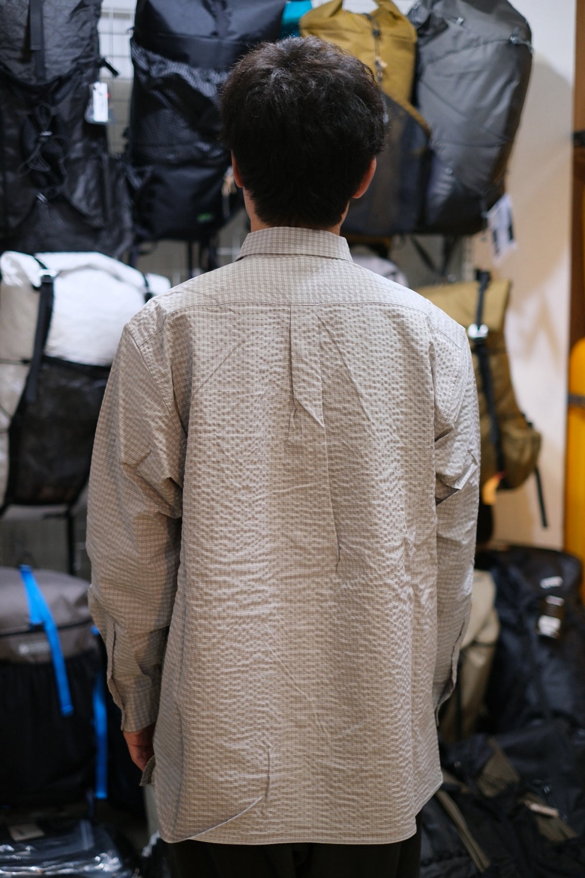 PR CHECK SHIRT 1 MSH-7C-1【迷迭香】
