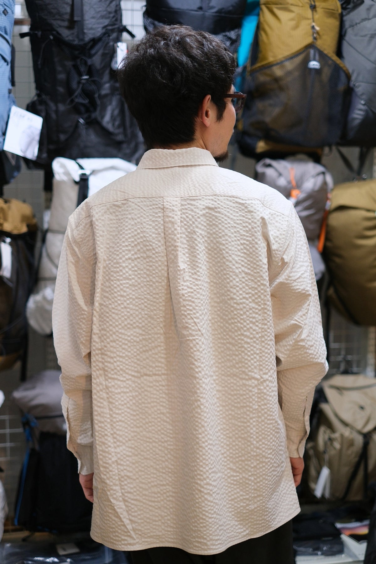 PR CHECK SHIRT 1 MSH-7C-1【迷迭香】