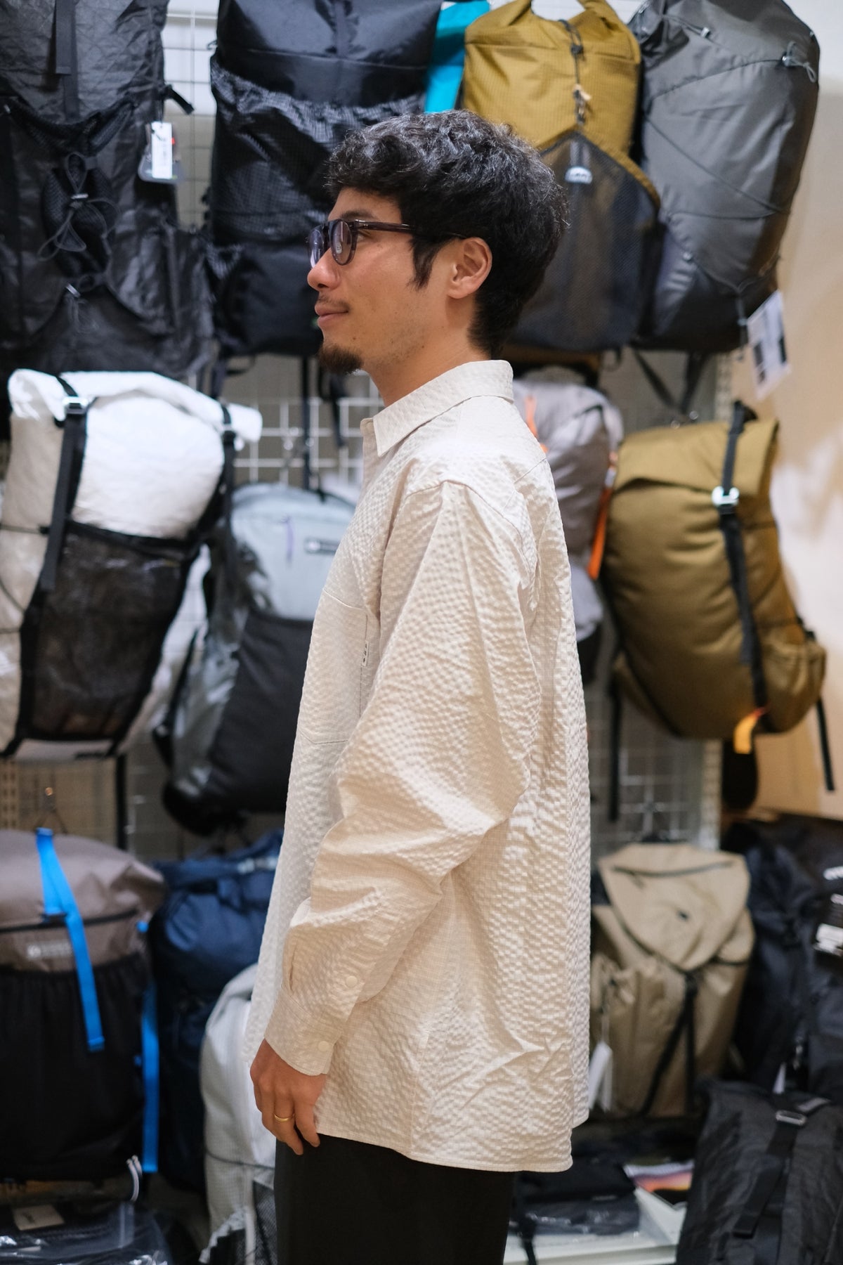 PR CHECK SHIRT 1 MSH-7C-1【迷迭香】