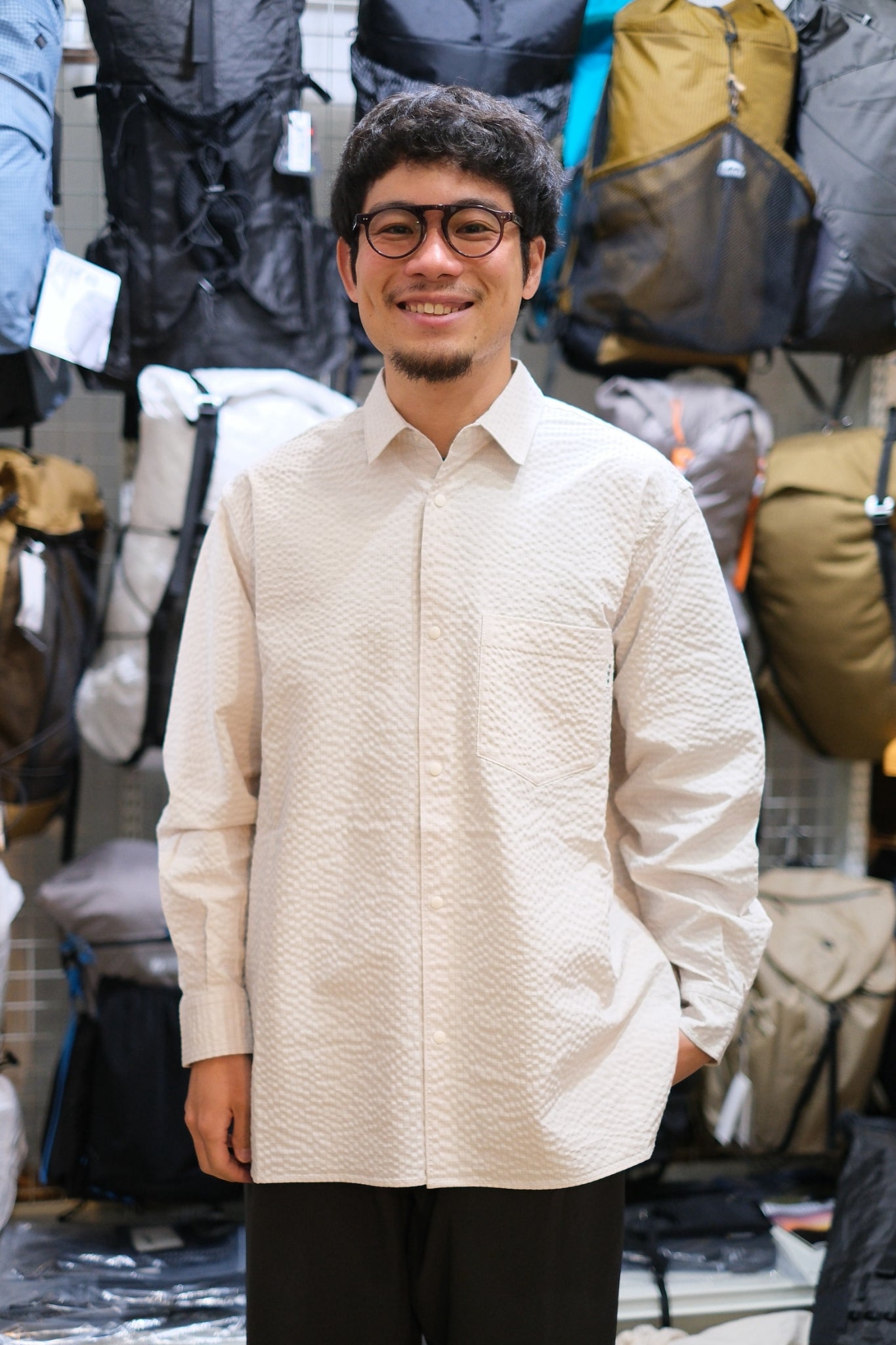 PR CHECK SHIRT 1 MSH-7C-1【迷迭香】