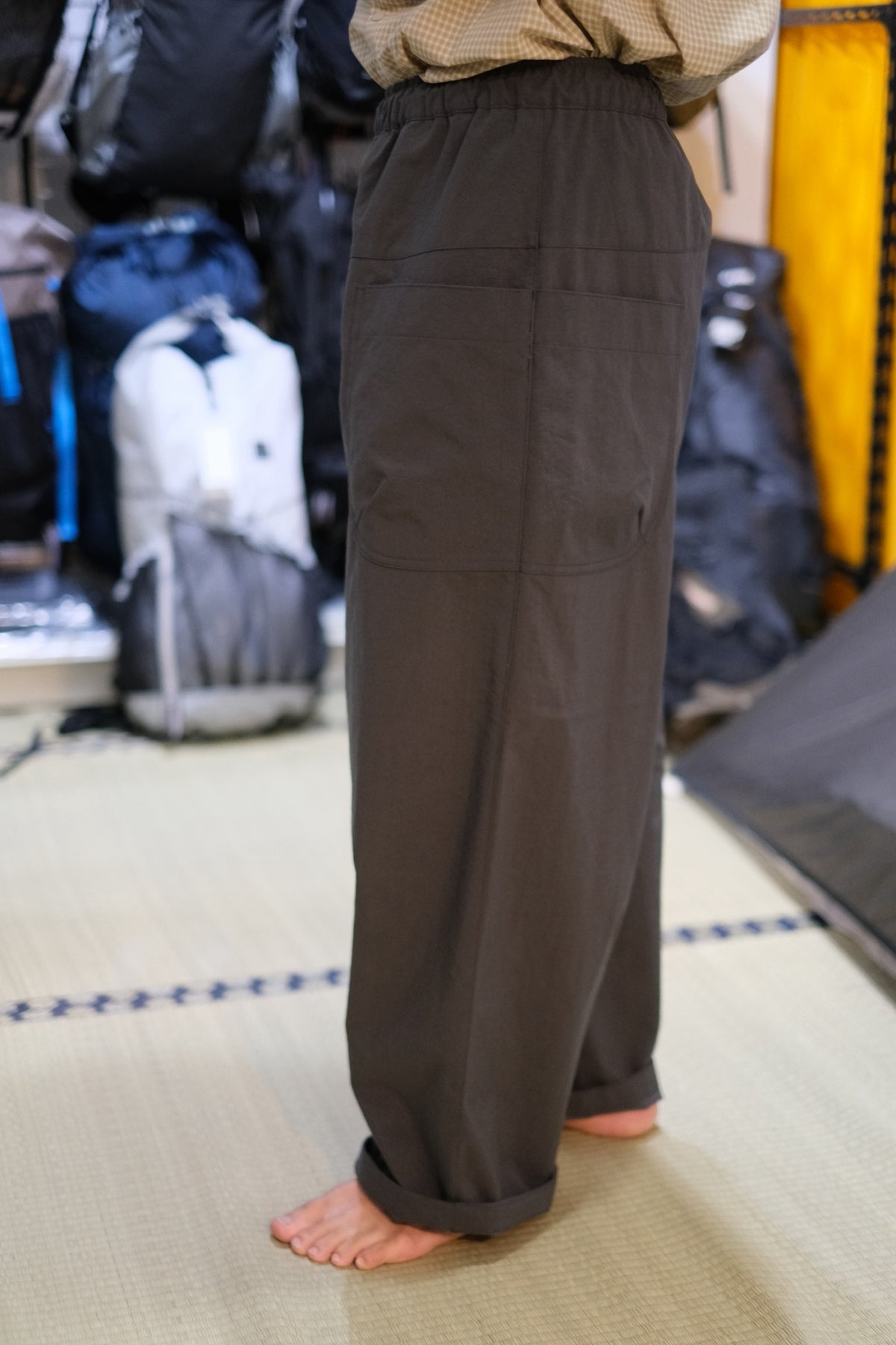 ヴィンテージナイロン のカーブパンツ 2026FW【AXESQUIN ELEMENTS】