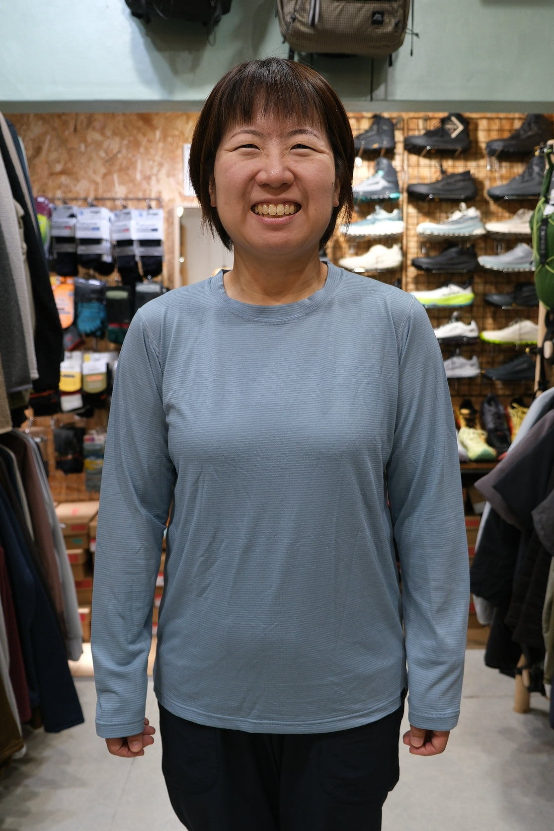 ALL ELEVATION L/S SHIRTS W's（メリノウール×ポリエステル／長袖）【STATIC】