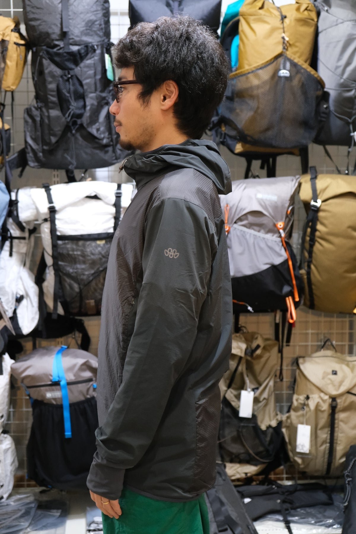 HPPE Wind Hoody（ウォッチウインドウ付き/手首に小銭や鍵が入るポケット）【Teton Bros.】
