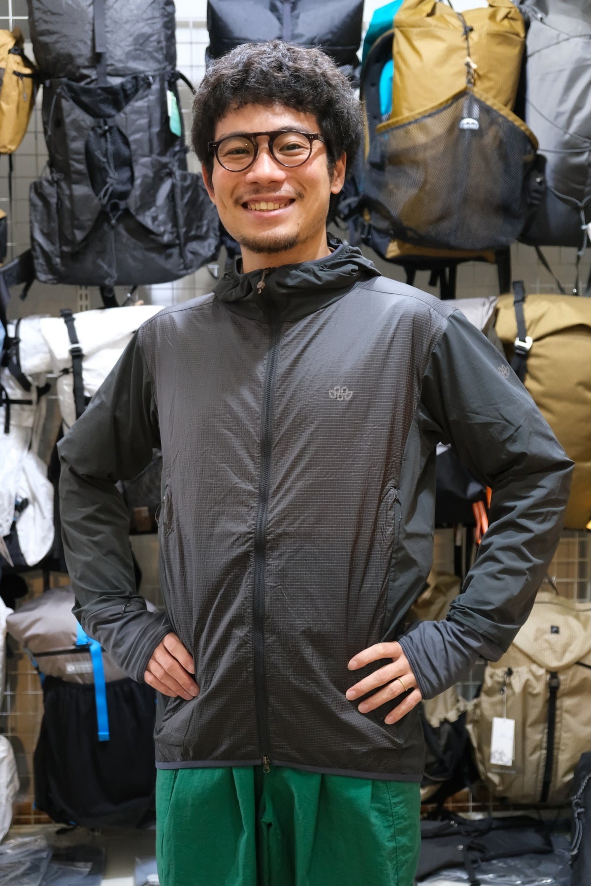 HPPE Wind Hoody（ウォッチウインドウ付き/手首に小銭や鍵が入るポケット）【Teton Bros.】