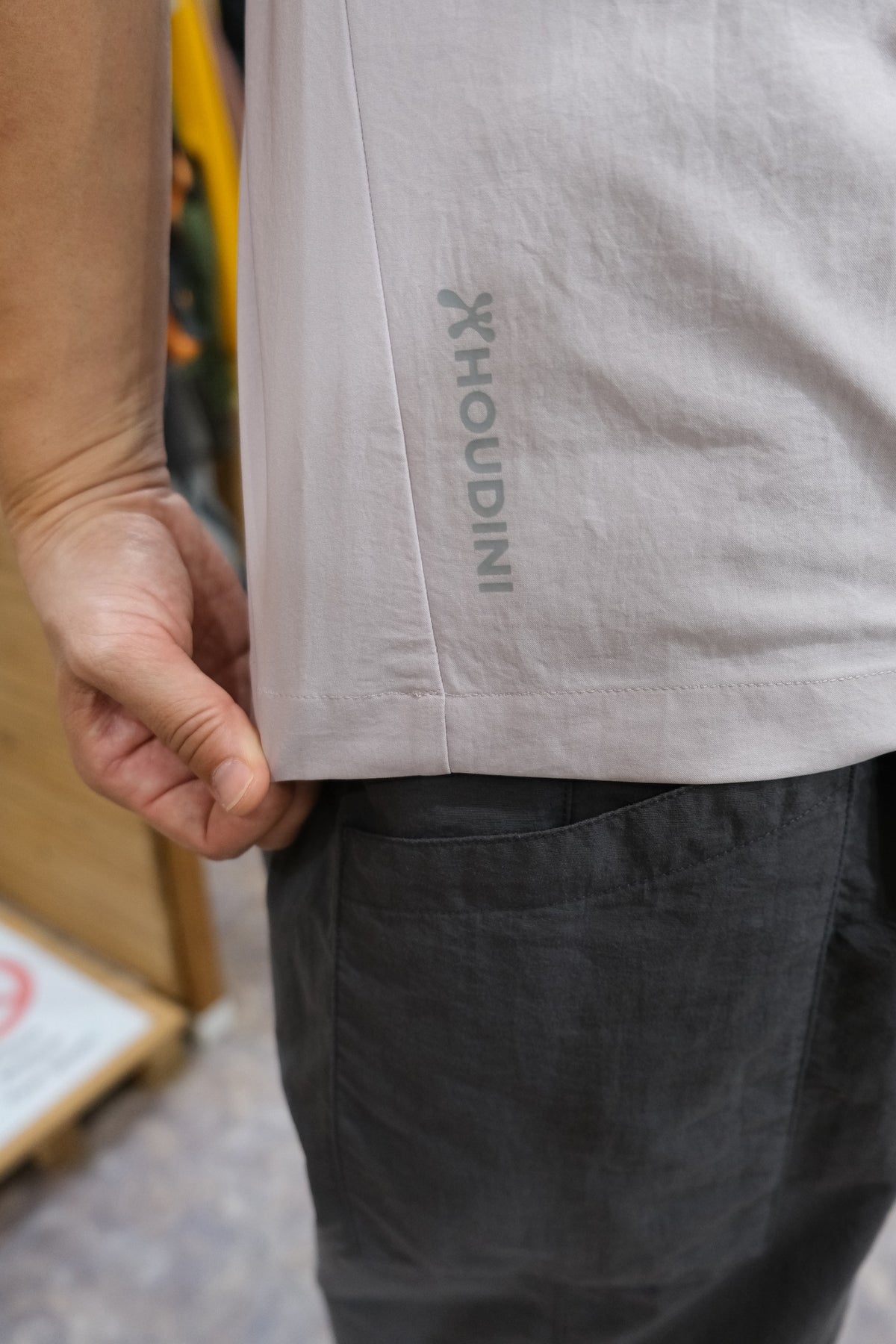 Ws Cover Tee II（透けにくい・ボディラインが出にくいシンプルTシャツ）【HOUDINI】