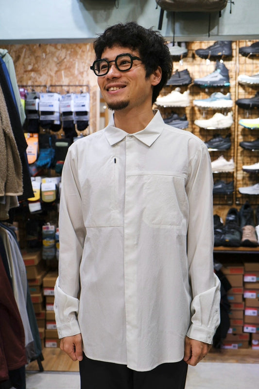 Chill L/S Shirt M's（通気性抜群/山から街へシームレスに使用できるシャツ）【Teton Bros.】