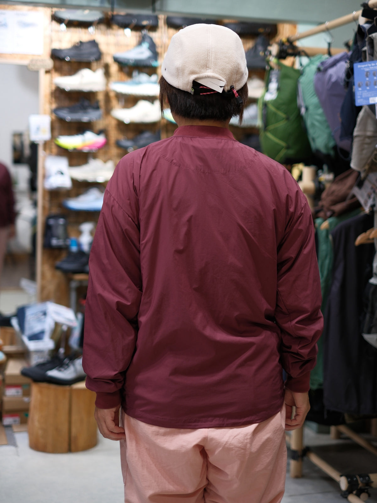 Sato Wind Blouson（通気するブルゾン型ウインドシェル）【TANNUKI】Pumpkinは当店別注色です
