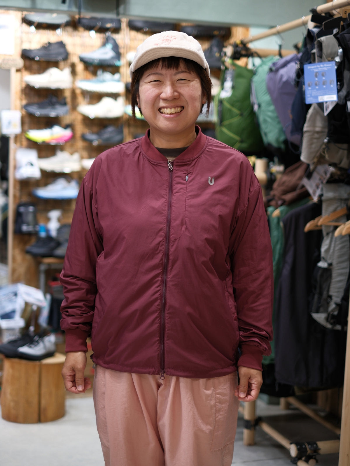 Sato Wind Blouson（通気するブルゾン型ウインドシェル）【TANNUKI】Pumpkinは当店別注色です