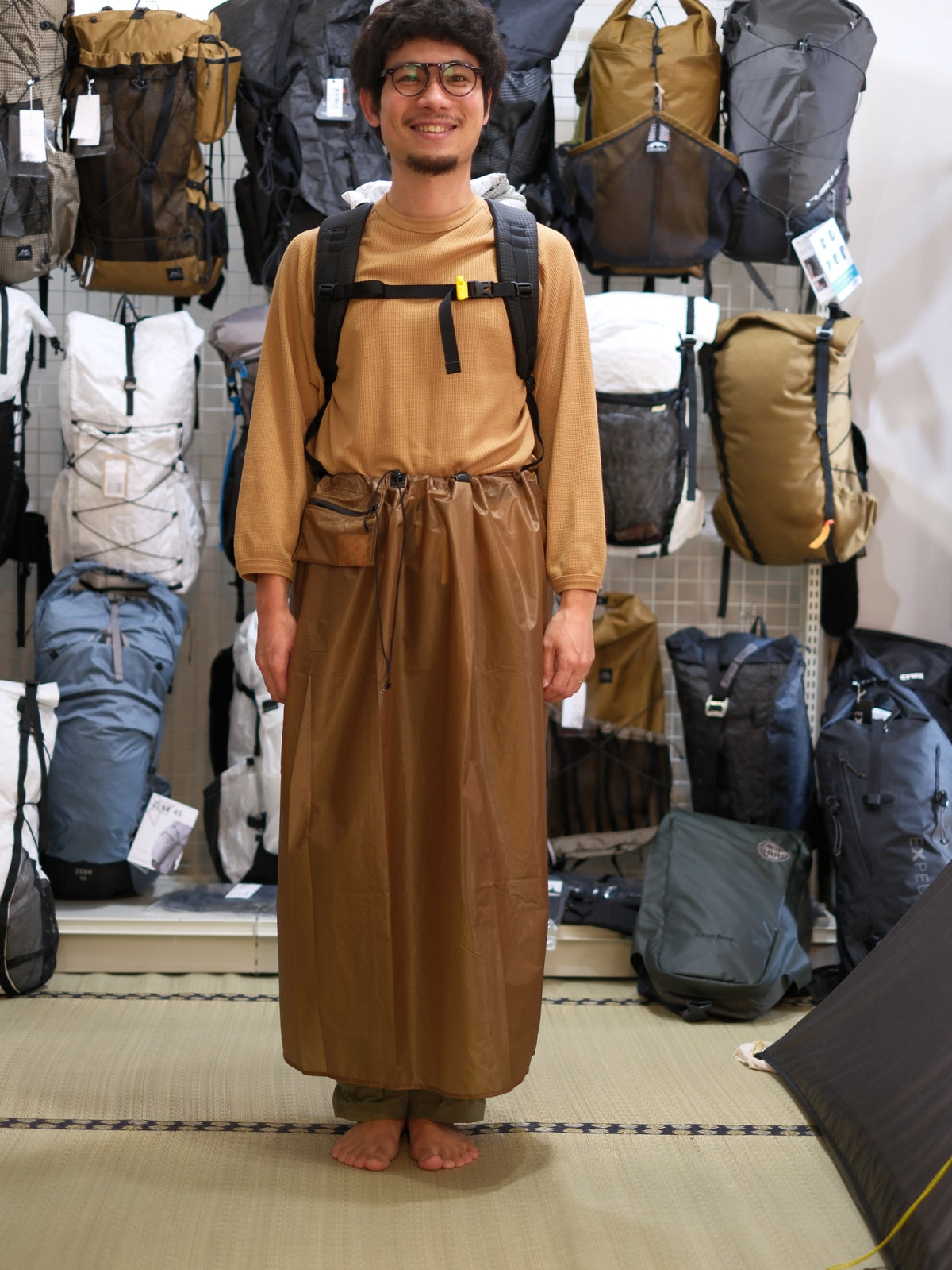 Hiking Skirt（ロング丈のレインスカート）【CAYL】