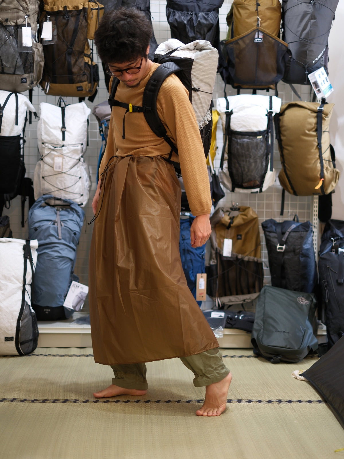 Hiking Skirt（ロング丈のレインスカート）【CAYL】