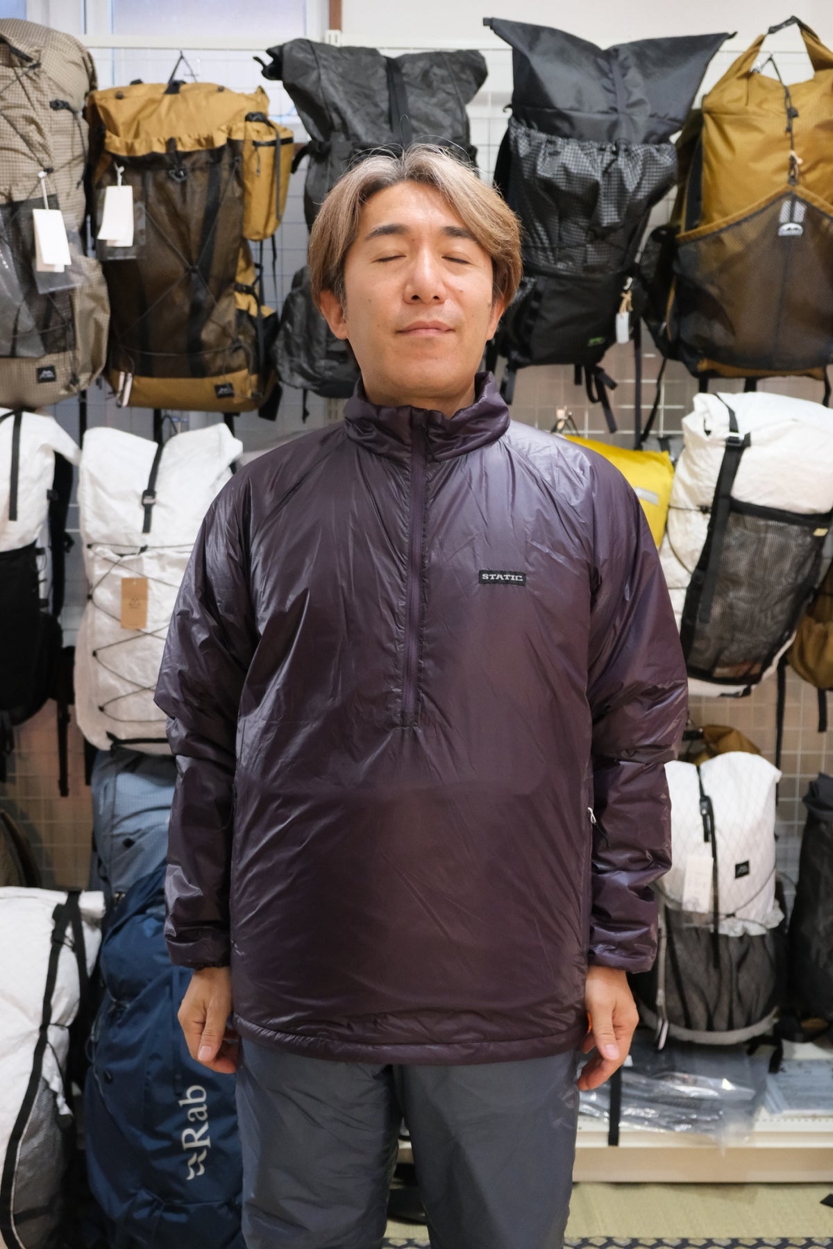 CAPSULE 60 PULLOVER（化繊中綿THERMOFRONT® OA使用の超軽量インサレーションプルオーバー）【STATIC】