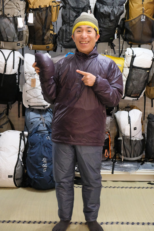 CAPSULE 60 PULLOVER（化繊中綿THERMOFRONT® OA使用の超軽量インサレーションプルオーバー）【STATIC】