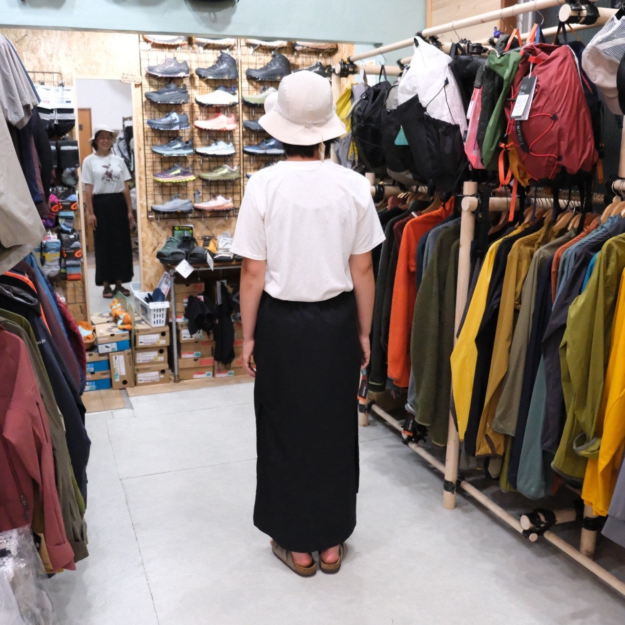★2025SS新作★REMAGIE★Stone washed pocket skirt Stone washed pocket skirt (black) - remagie
