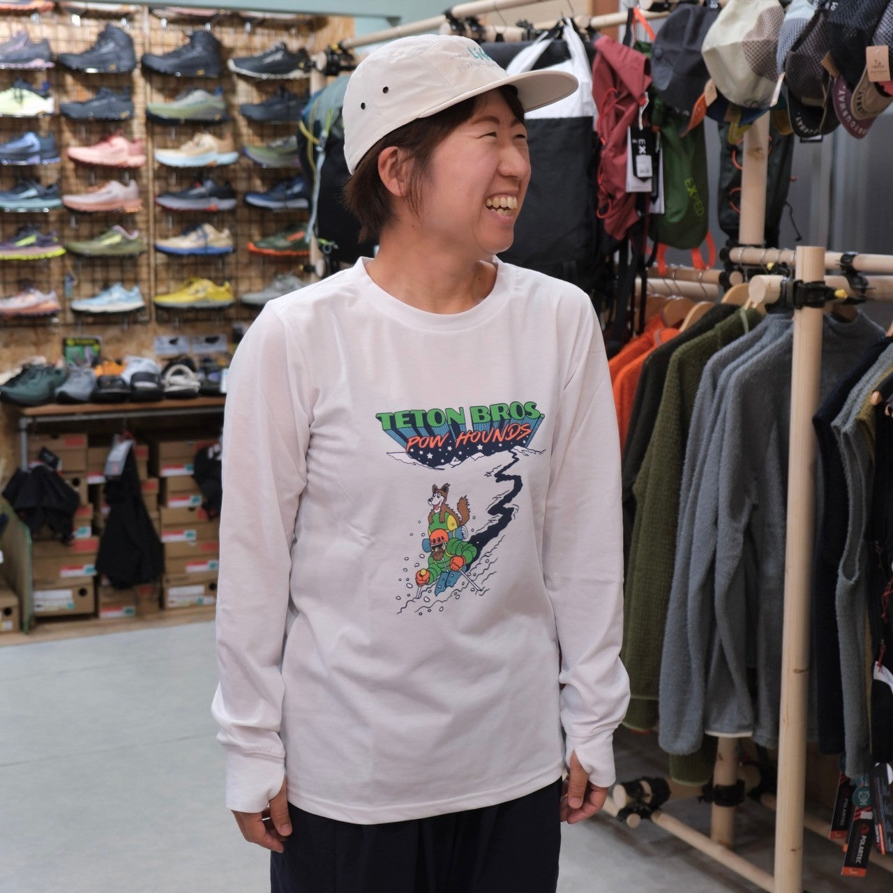 WS TB Pow Hounds L/S Women's【Teton Bros.】