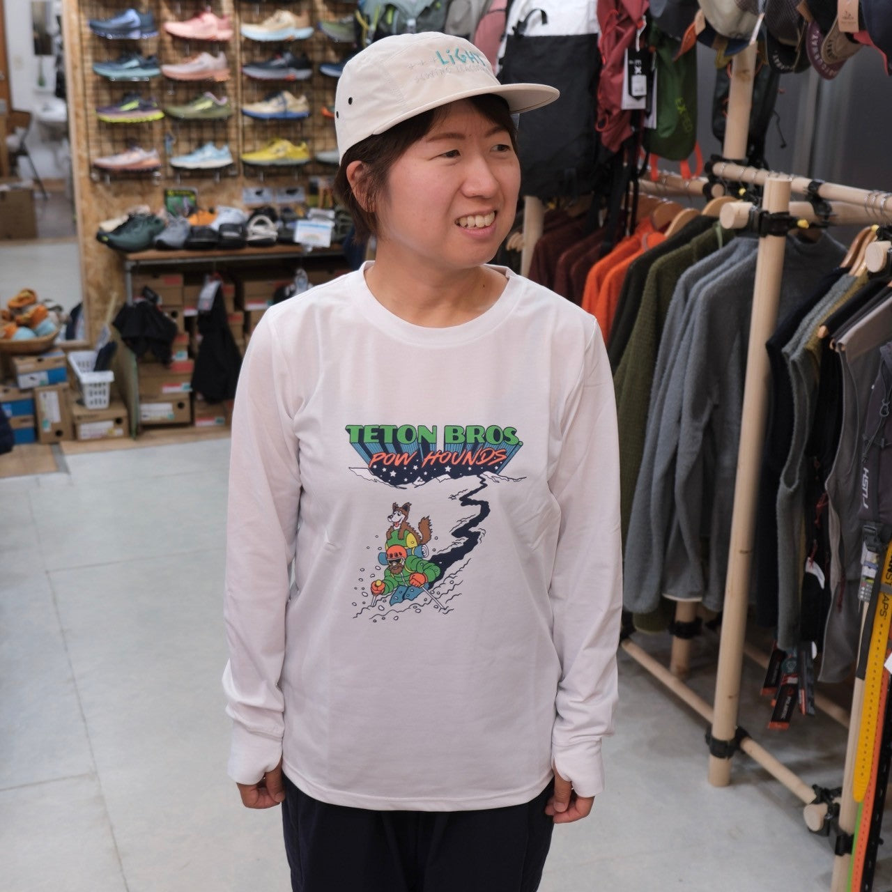 WS TB Pow Hounds L/S Women's【Teton Bros.】