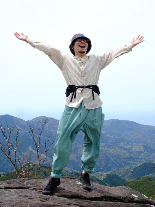 オテンバパンツAir 2026（ワイドシルエット/通気性抜群/蒸れ知らず）【SANKAKU STAND × AXESQUIN】 ※サンスタグリーン先行販売