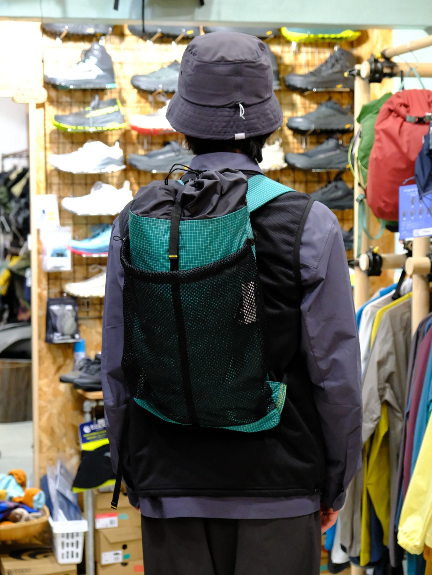 BIG TURTLE（19L/重さを分散しやすい形/日帰り/軽量250～290g）【Trail Bum】
