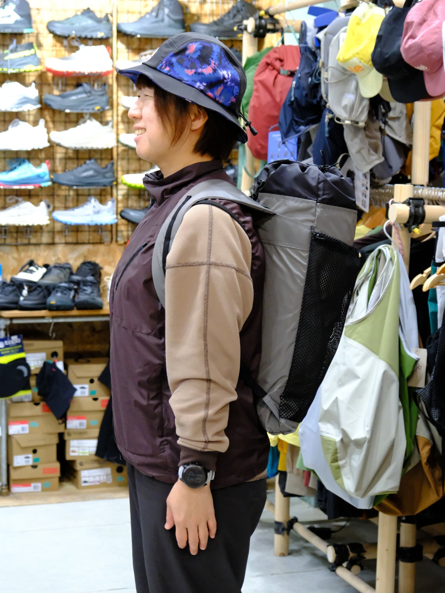 BIG TURTLE（19L/重さを分散しやすい形/日帰り/軽量250～290g）【Trail Bum】