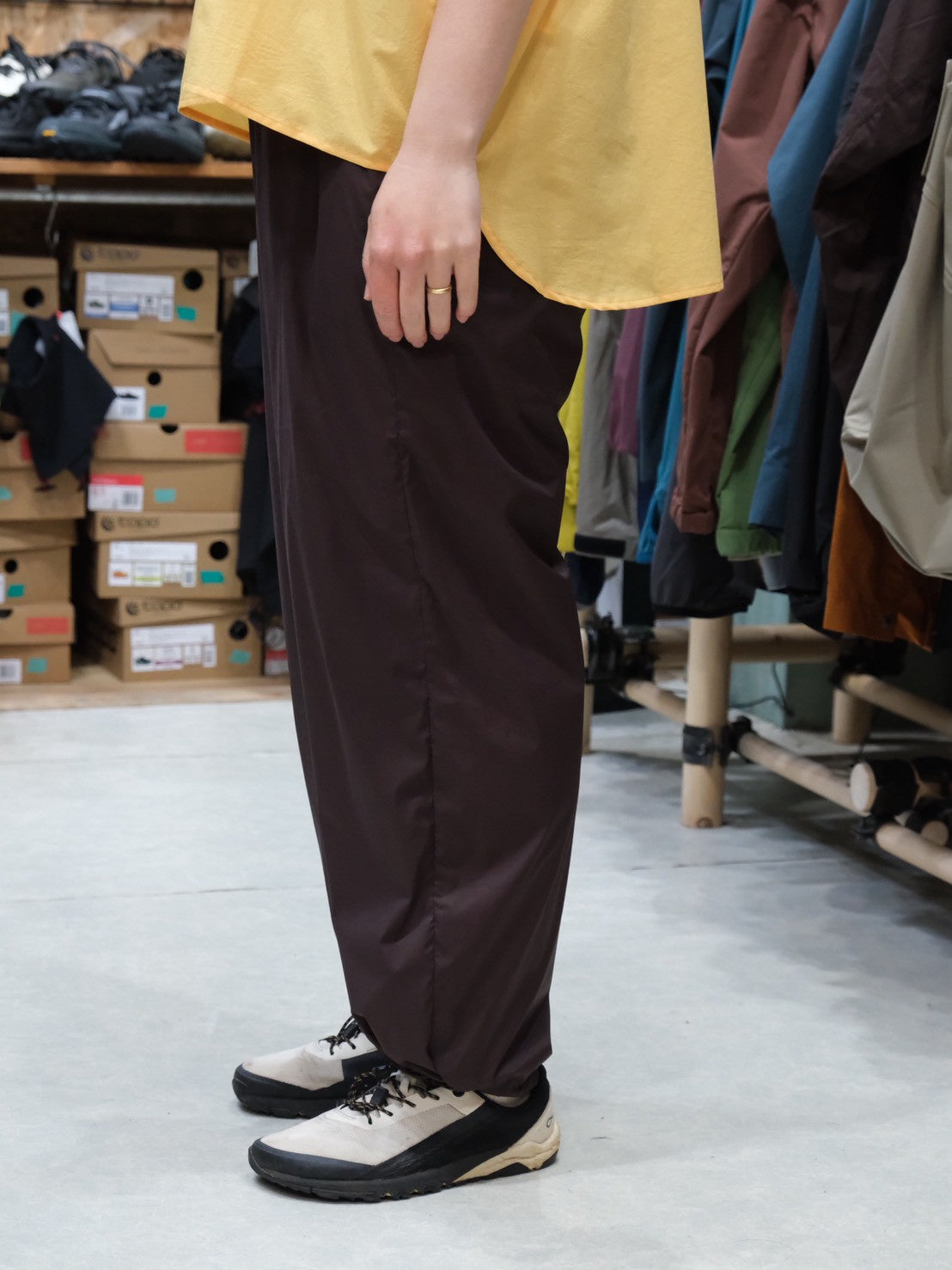 UL EASY PANTS（1年中使える軽量パンツ/1枚でも重ね着でも◎）【RYOGEN】