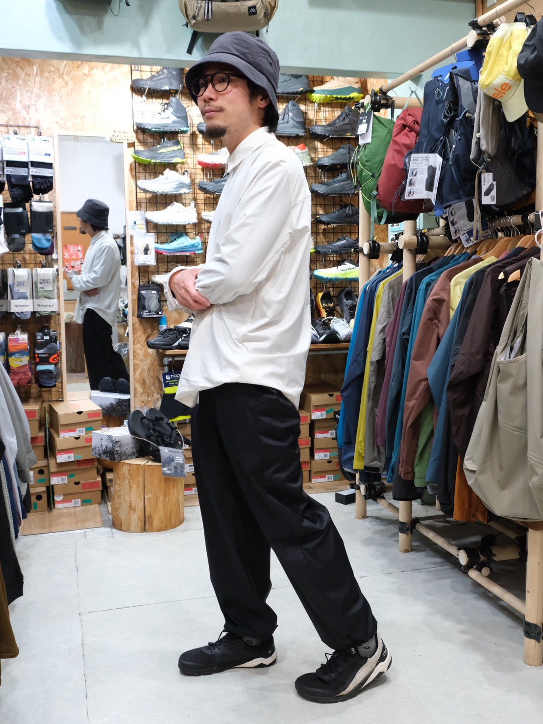 UL EASY PANTS（1年中使える軽量パンツ/1枚でも重ね着でも◎）【RYOGEN】