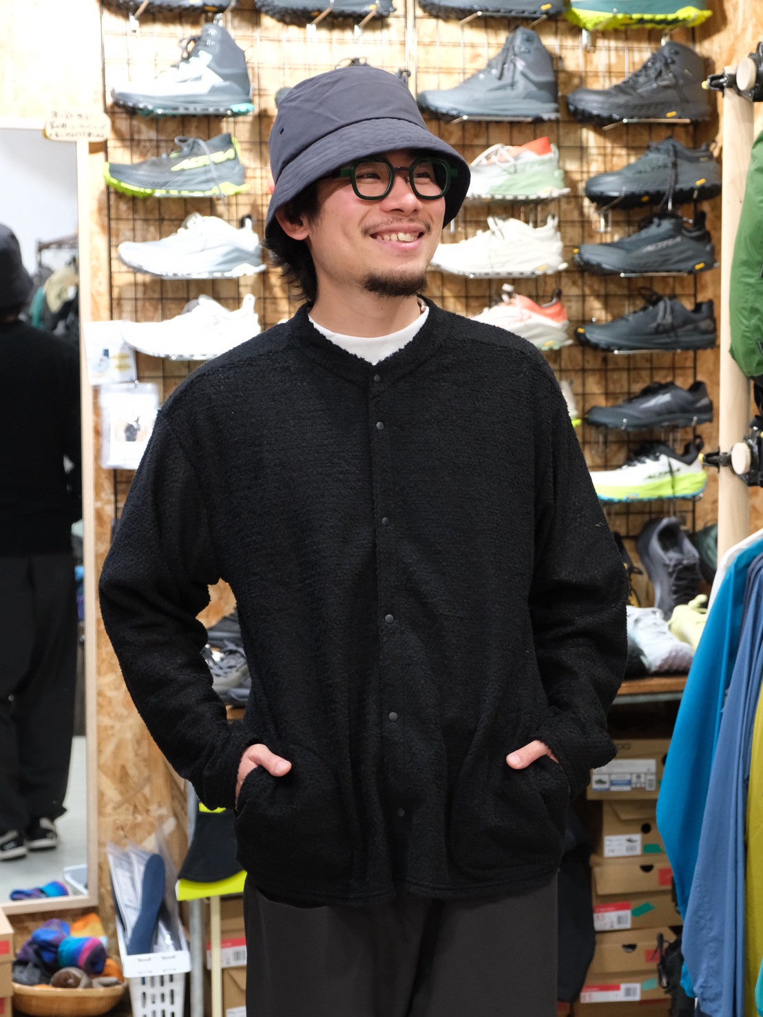 Double Side Cardigan（前後2WAY／アルファのカーディガン）【ULSUS