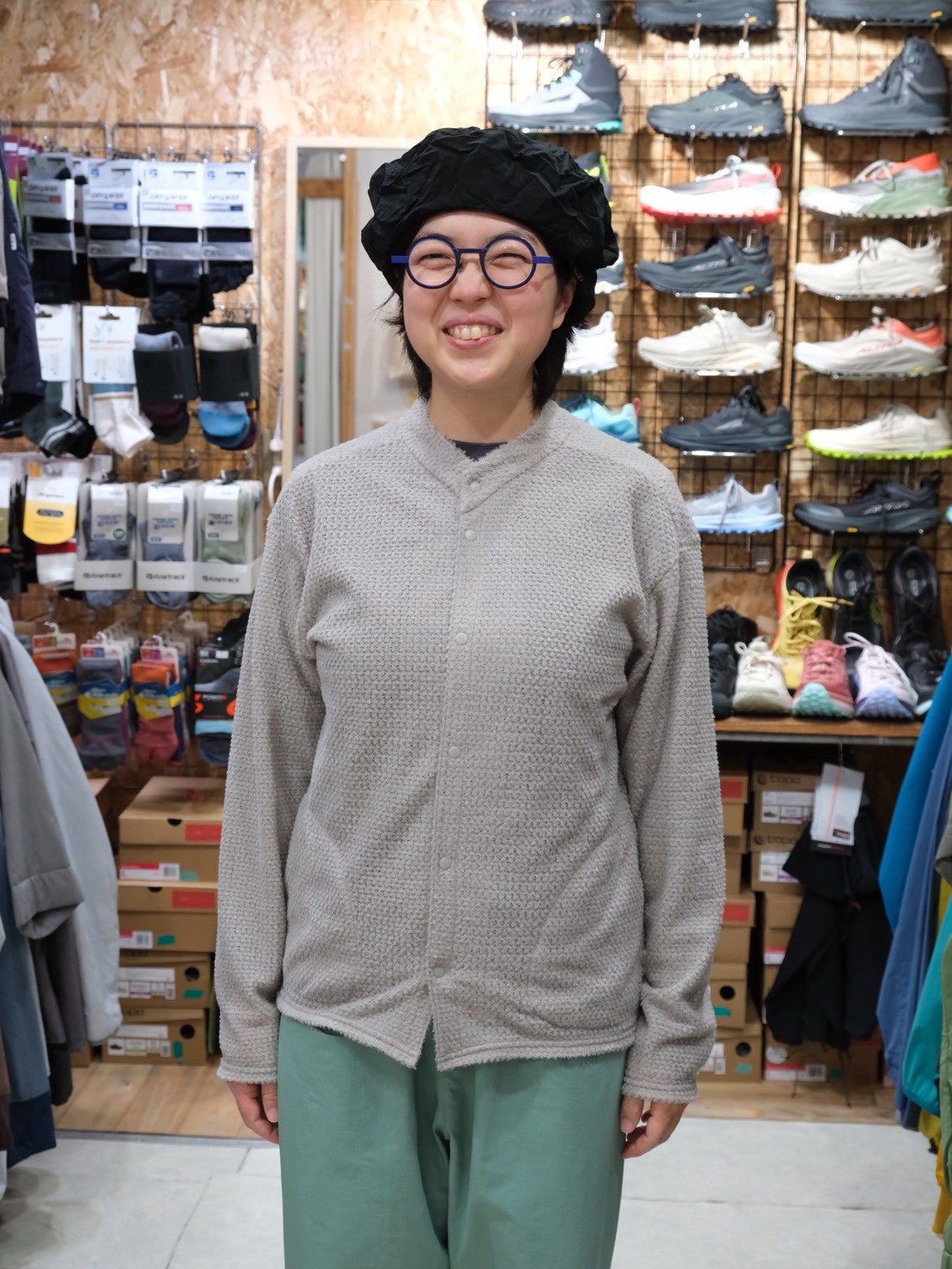 Double Side Cardigan（前後2WAY／アルファのカーディガン）【ULSUS