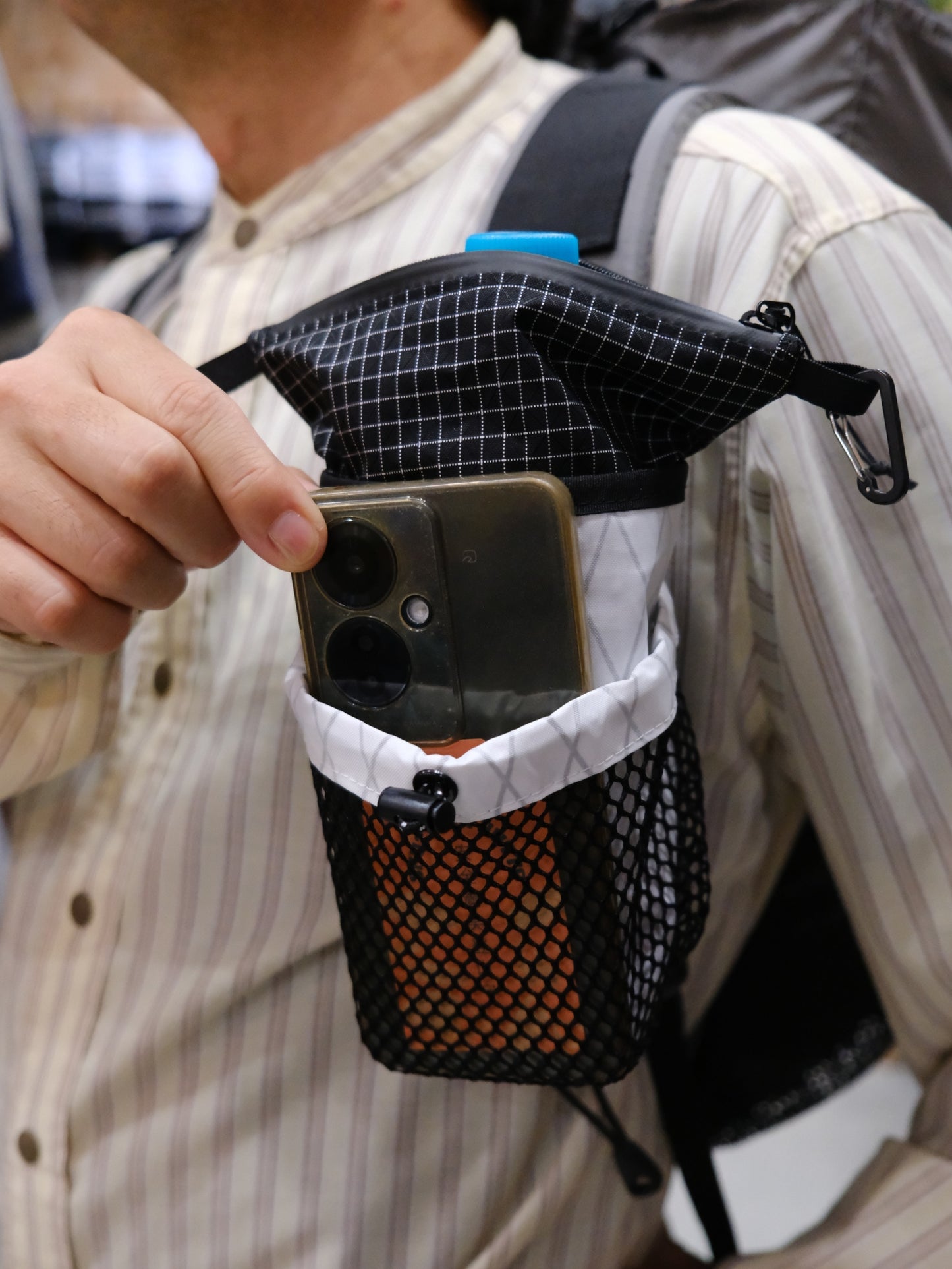 Bottle holder LT（ジッパー付きマルチホルダー）【aruku trail runner】