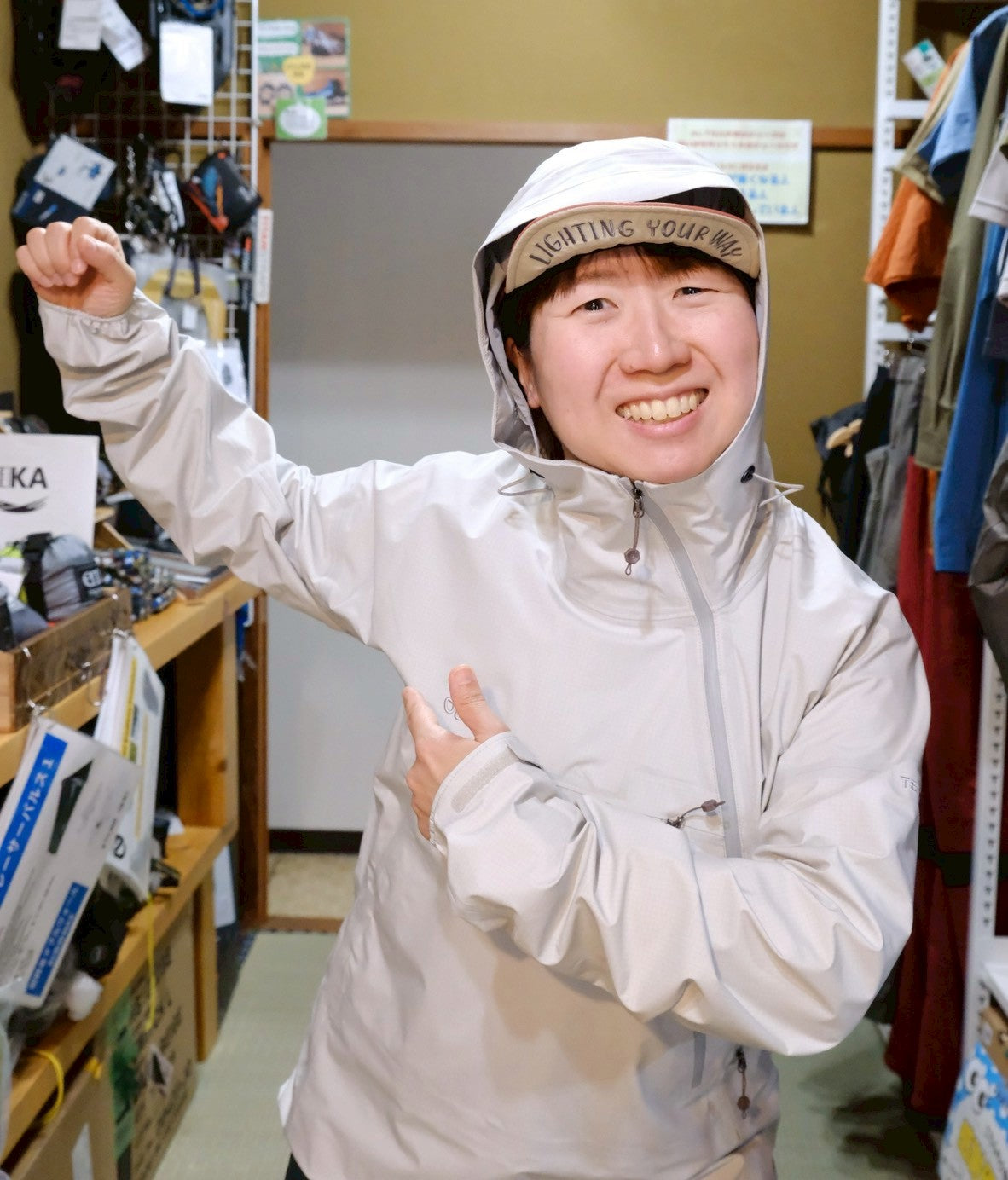 Tsurugi Lite Jacket ≪2026SS≫（通気性と防寒性に優れた雨具/ベンチレーション有/240g）【Teton Bros.】