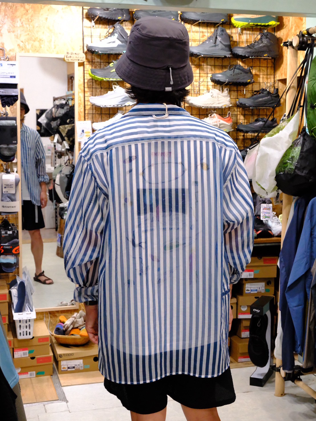 MESH SHIRT L/S【迷迭香(マンネンロウ)】