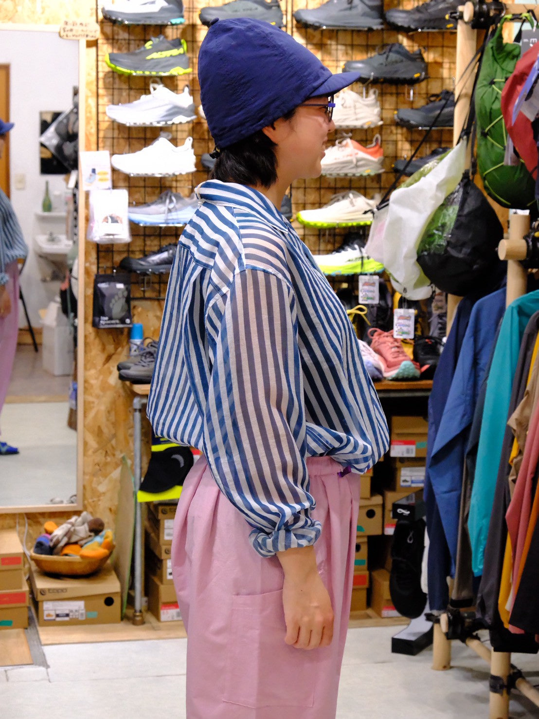 MESH SHIRT L/S【迷迭香(マンネンロウ)】