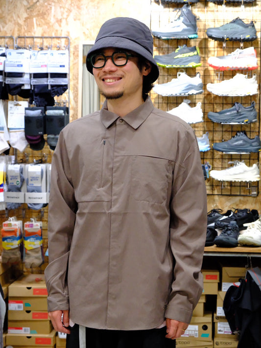 Chill L/S Shirt M's（通気性抜群/山から街へシームレスに使用できるシャツ）【Teton Bros.】