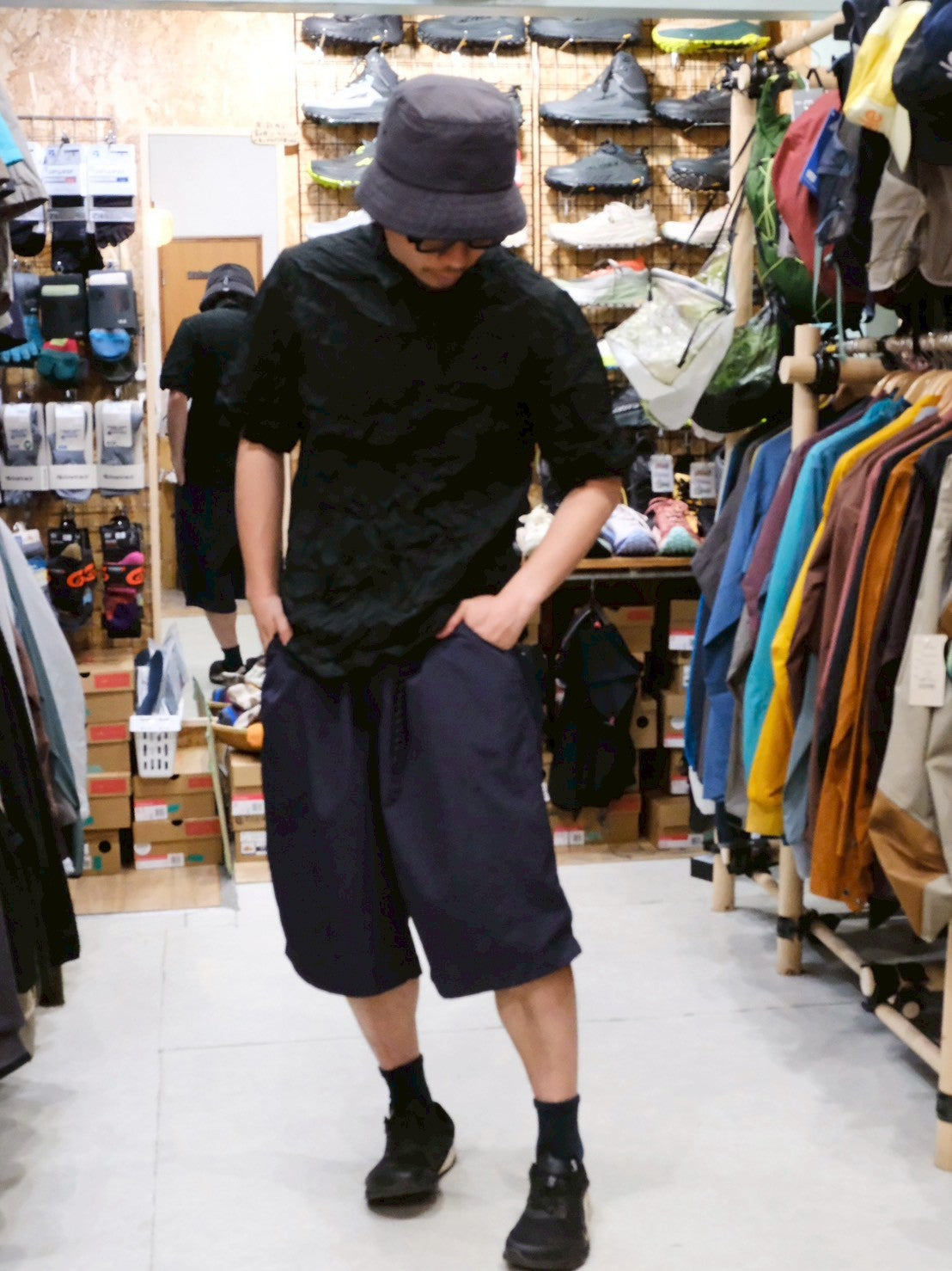 NYLON HARVEST LOOSE SHORTS MPT-8【迷迭香】