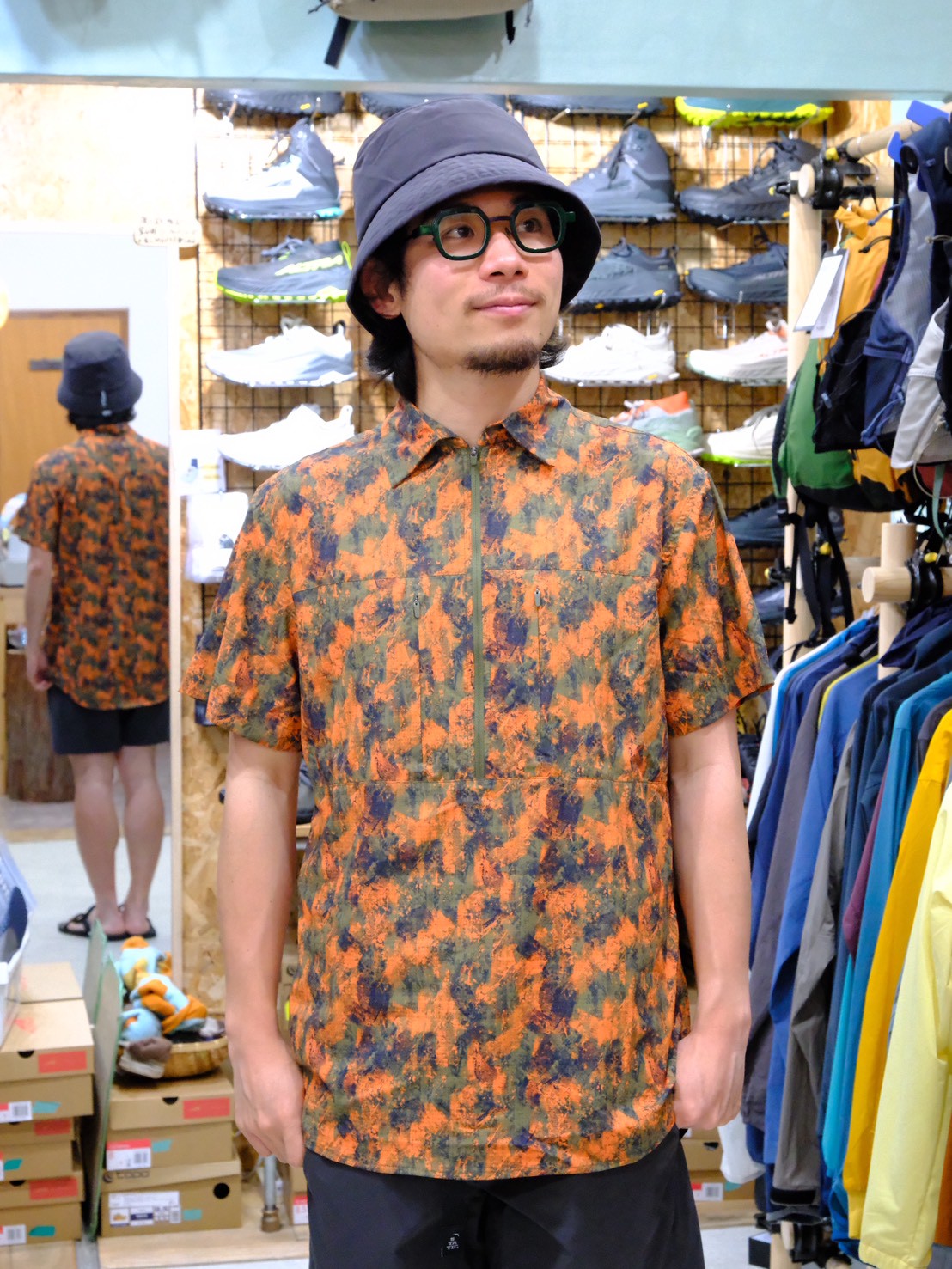 TRIPLE CROWN ZIP DOWN SHORT SLEEVE（速乾・肌触り◎／半袖ハーフジップ）【JOLLY GEAR】