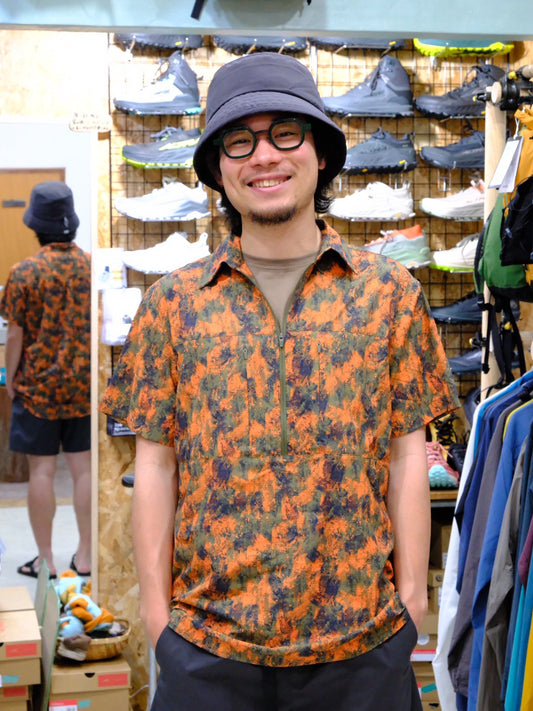 TRIPLE CROWN ZIP DOWN SHORT SLEEVE（速乾・肌触り◎／半袖ハーフジップ）【JOLLY GEAR】