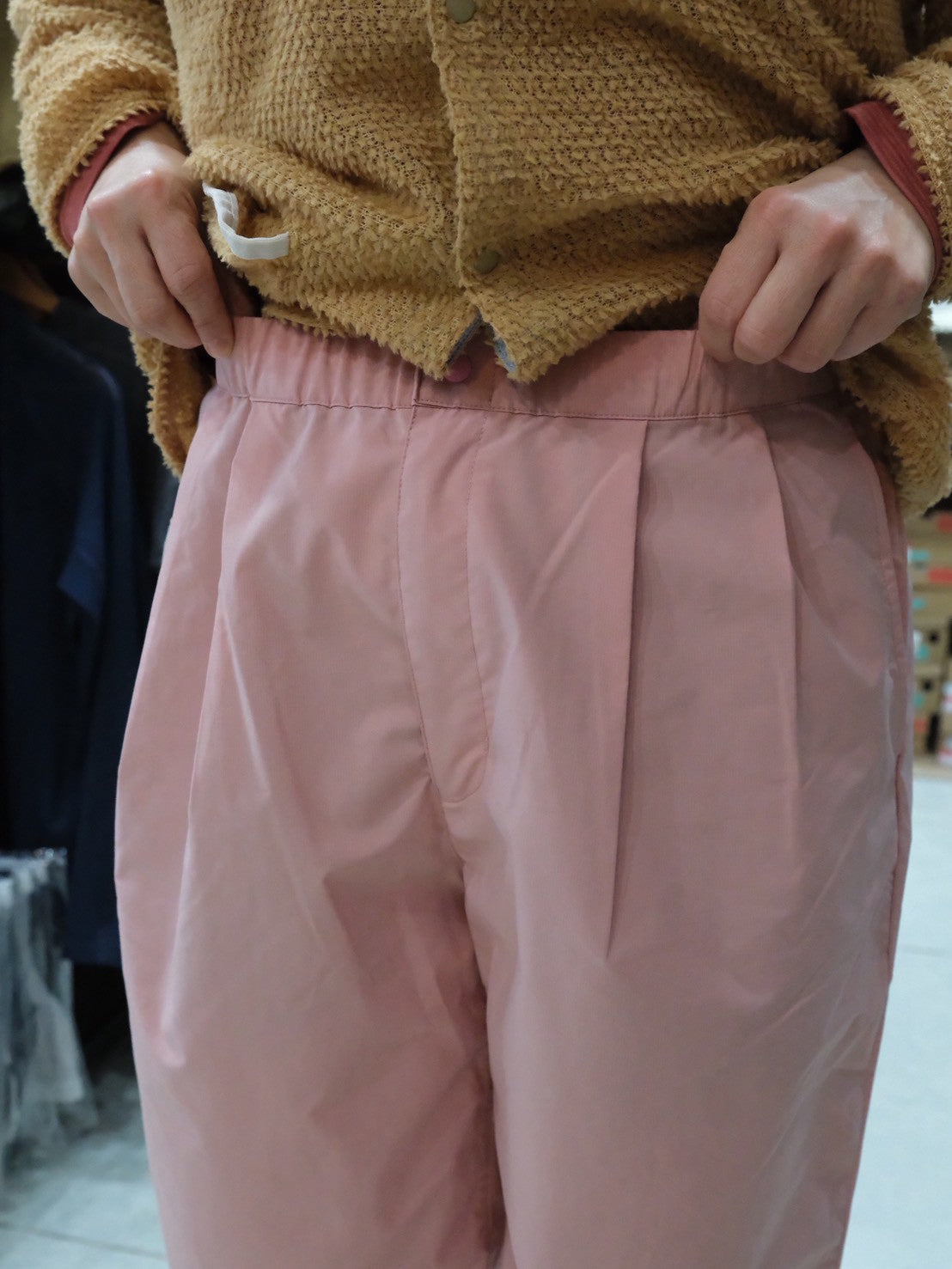 MOUNTAIN HIKE PANTS（楽にカッコよく履けるワイドパンツ）【BAMBOO SHOOTS】