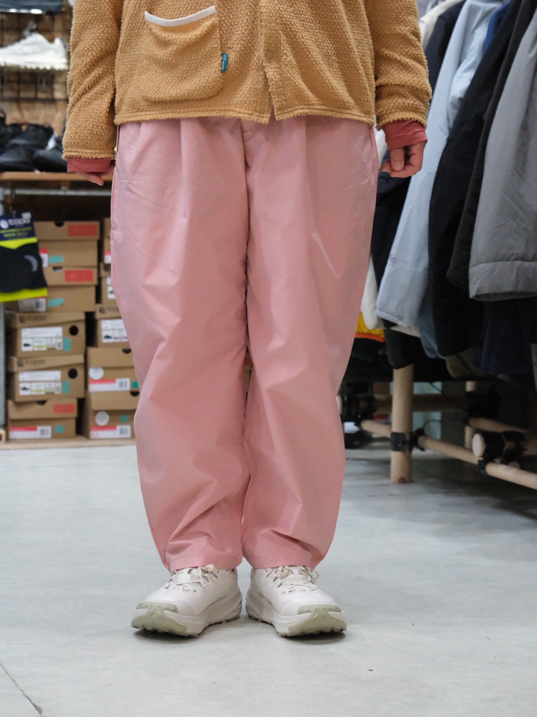 MOUNTAIN HIKE PANTS（楽にカッコよく履けるワイドパンツ）【BAMBOO
