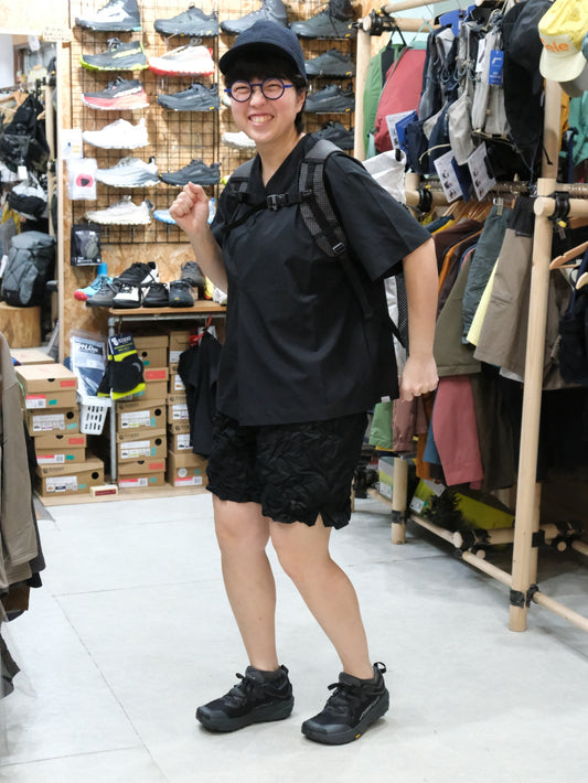 CATCH WAHER MIDDLE SHORTS 825-1-207【しわ加工のCOOL DOT'S短パン】【ranor】