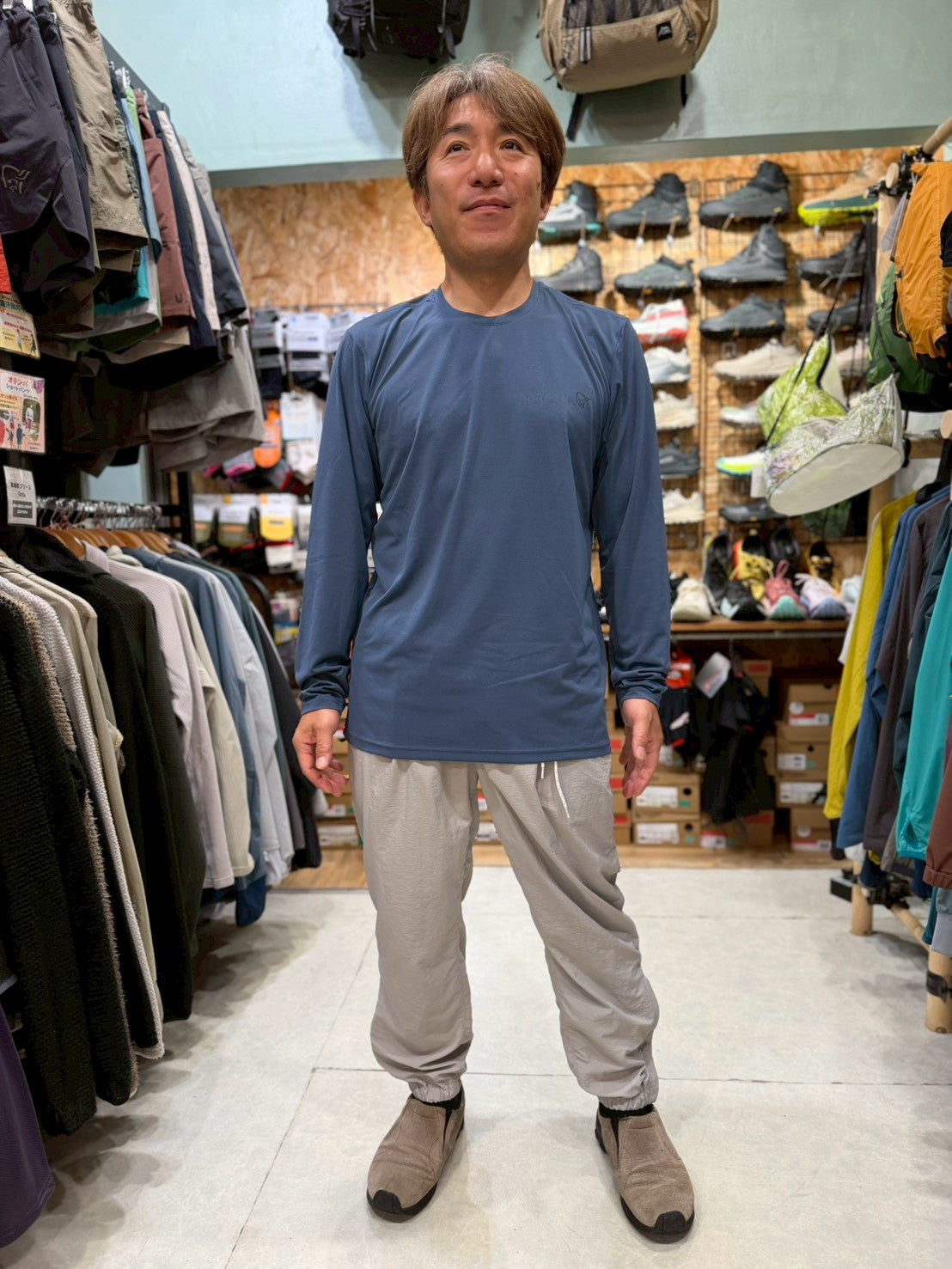 femund tech Long sleeve Mens（速乾・軽量・防臭性が高い）【NORRØNA】