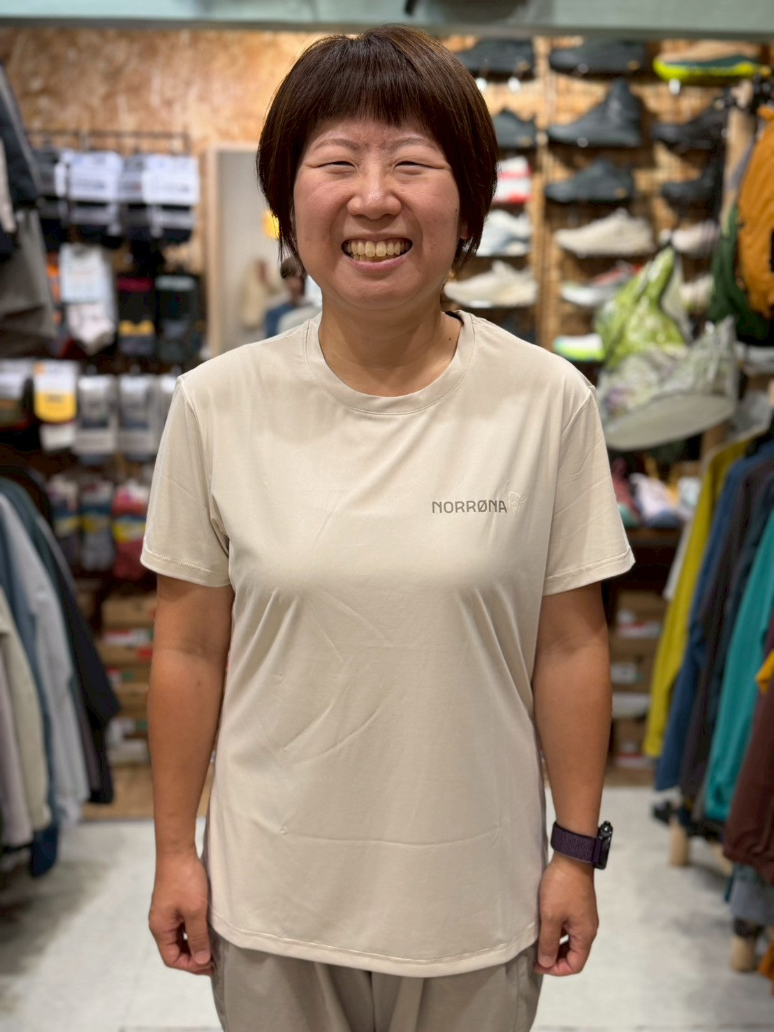 femund tech T-Shirt Women（吸湿速乾・軽量）【NORRØNA】