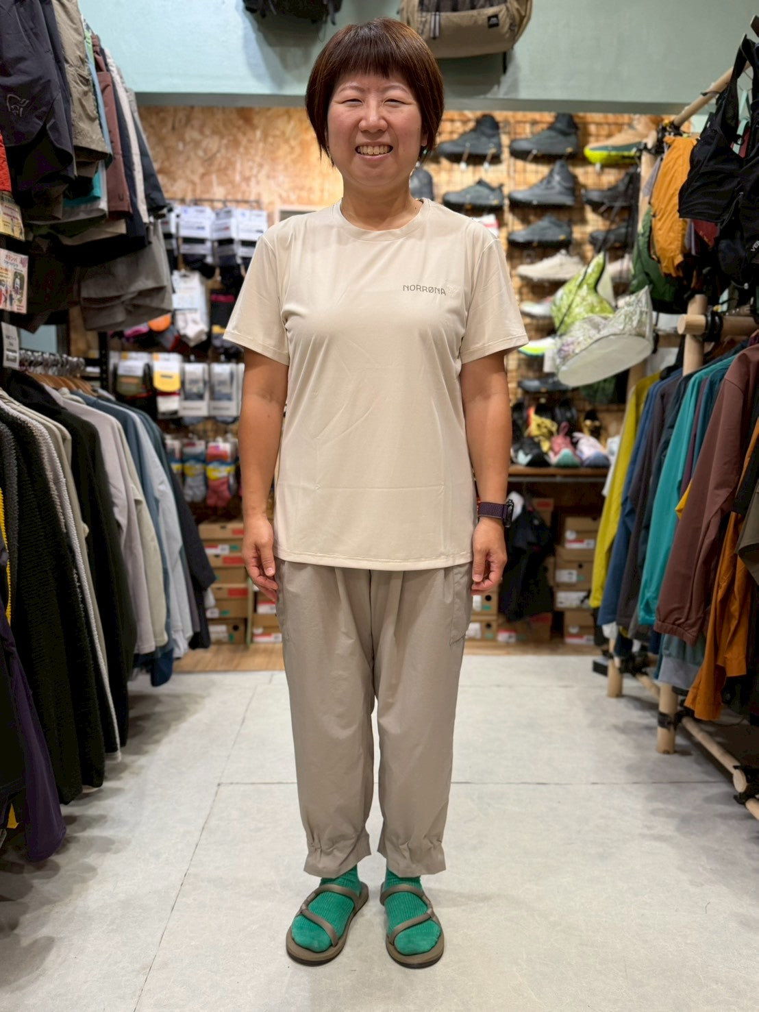 femund tech T-Shirt Women（吸湿速乾・軽量）【NORRØNA】