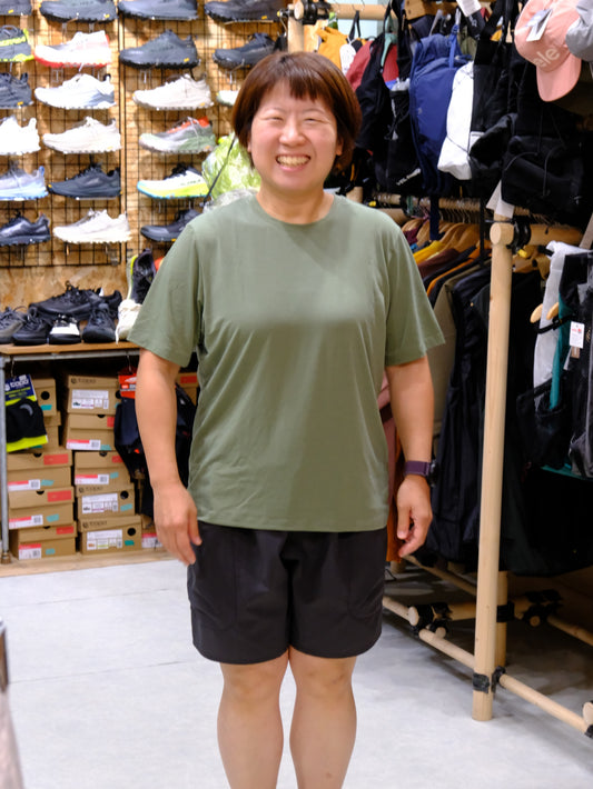 Rivelin Tee Wmns（背面メッシュパネルで通気性抜群）【Rab】
