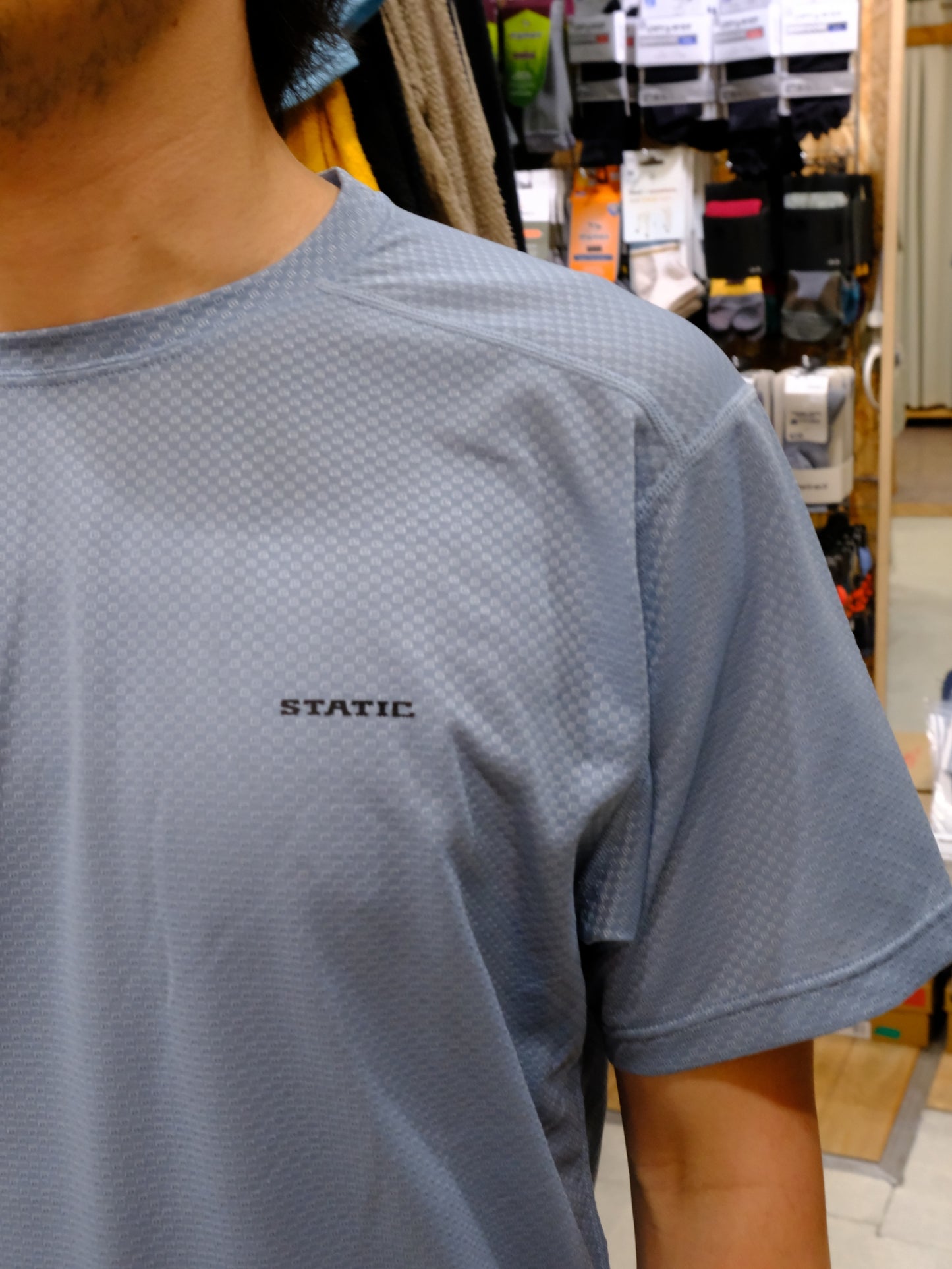 ADJUST S/S SHIRTS（化繊×天然繊維／超速乾Tシャツ）【STATIC】