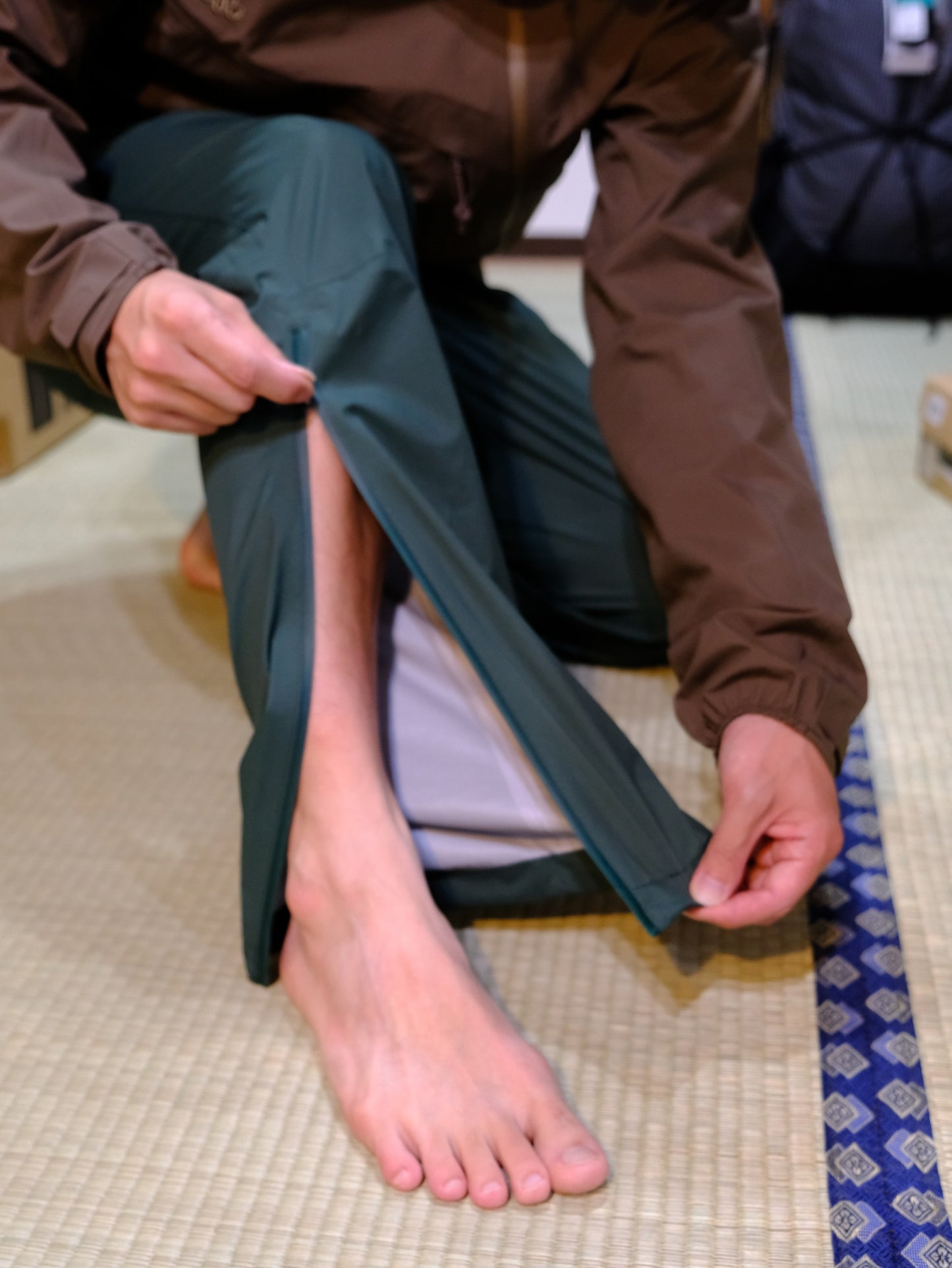 Feather Rain Pant 26SS（高耐摩耗性・軽量140g・Unisex）【Teton Bros.】