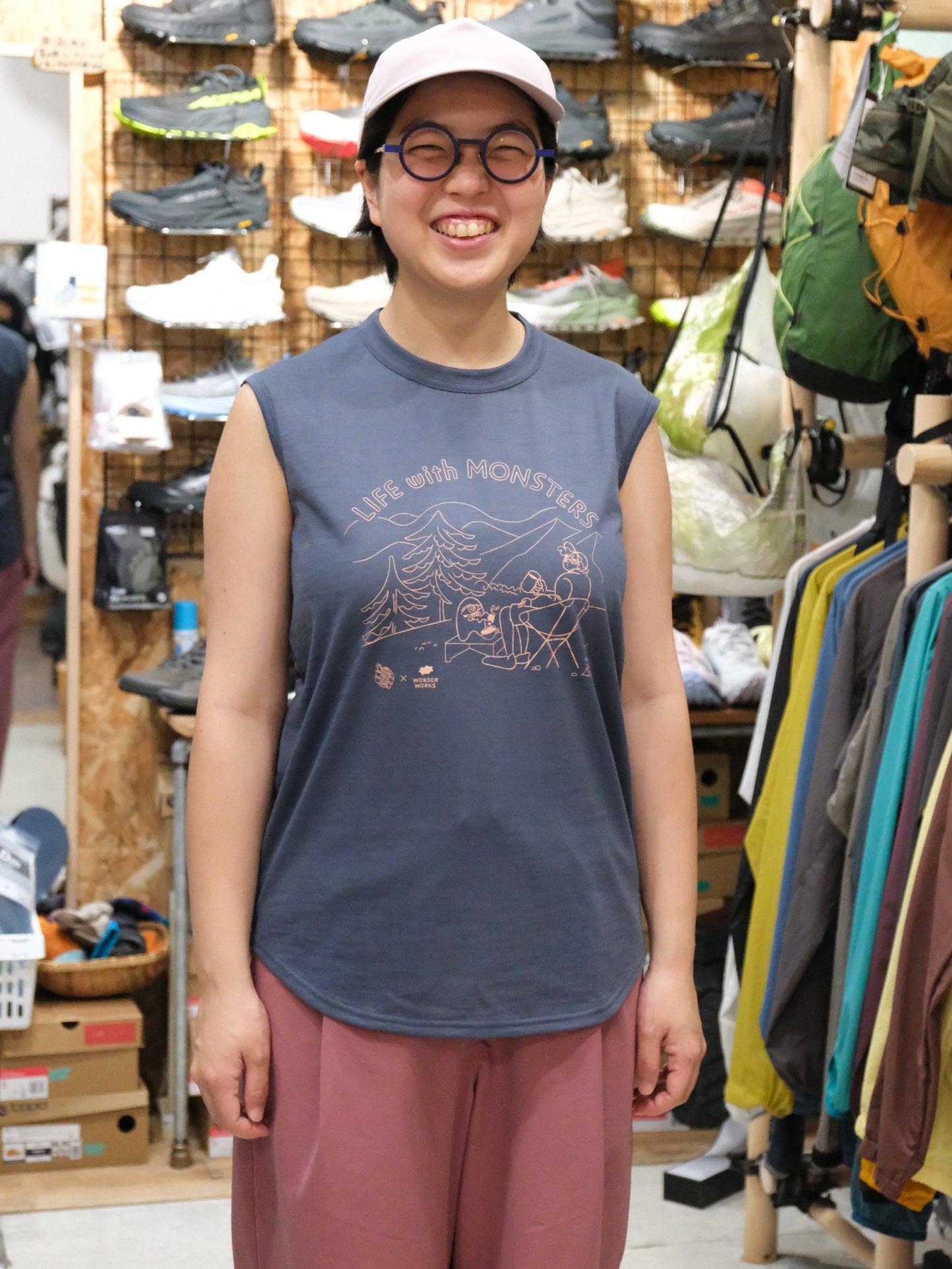 NFC × super.natural リフモンノースリーブTシャツ NFSN-04【narifuri】
